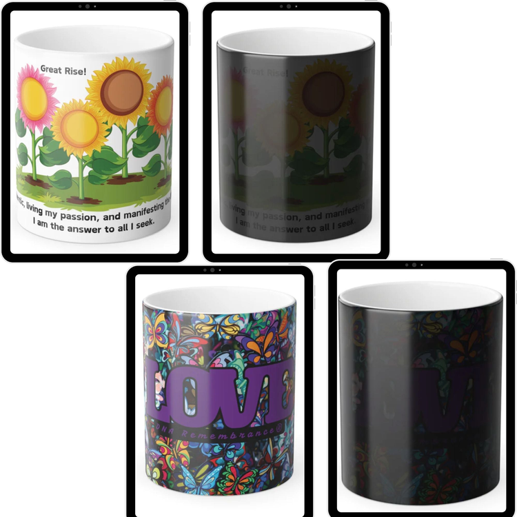 Inspirational Spiritual Color-Changing Love Mugs