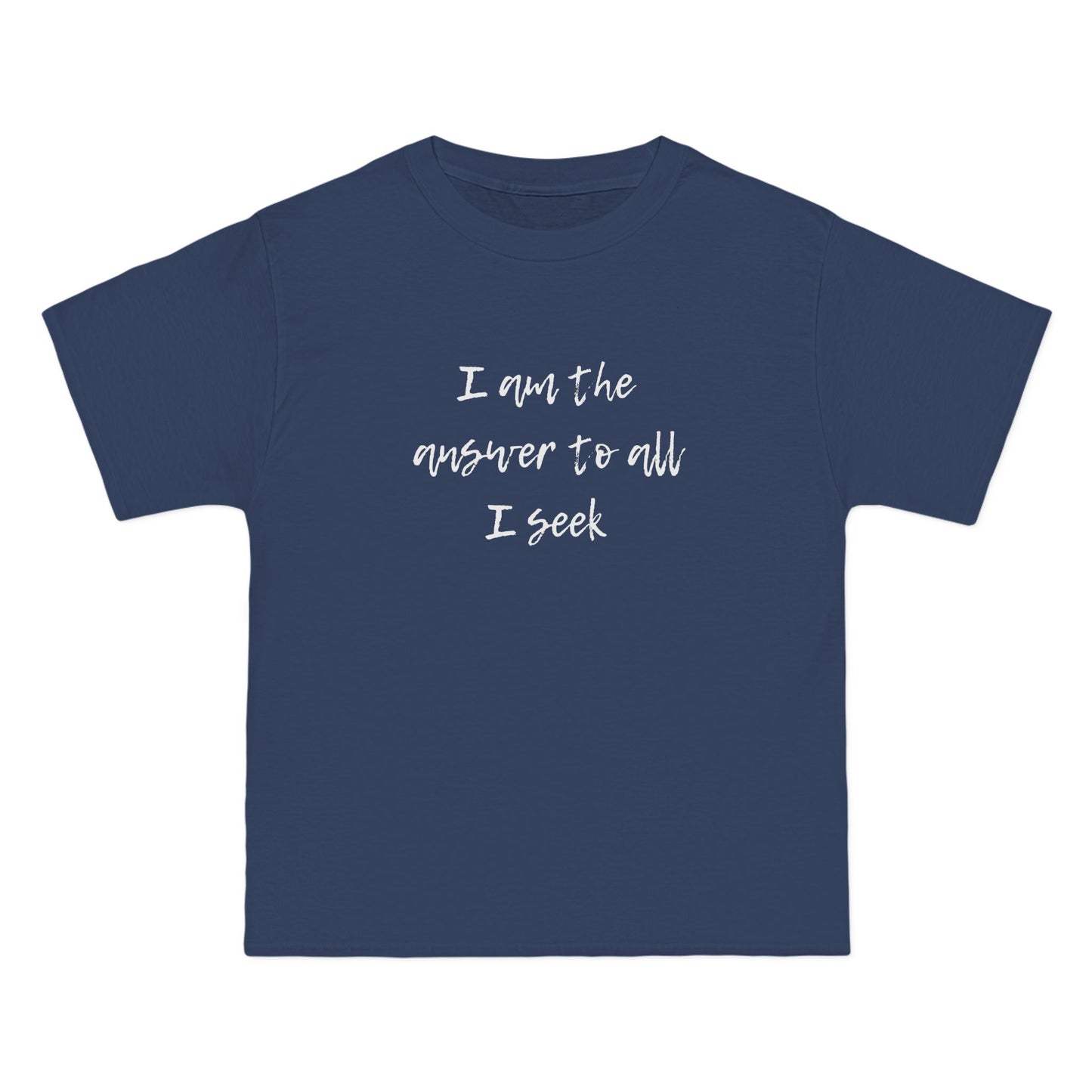 I Am the Answer Unisex T-Shirt – 100% Cotton Beefy-T® Short Sleeve