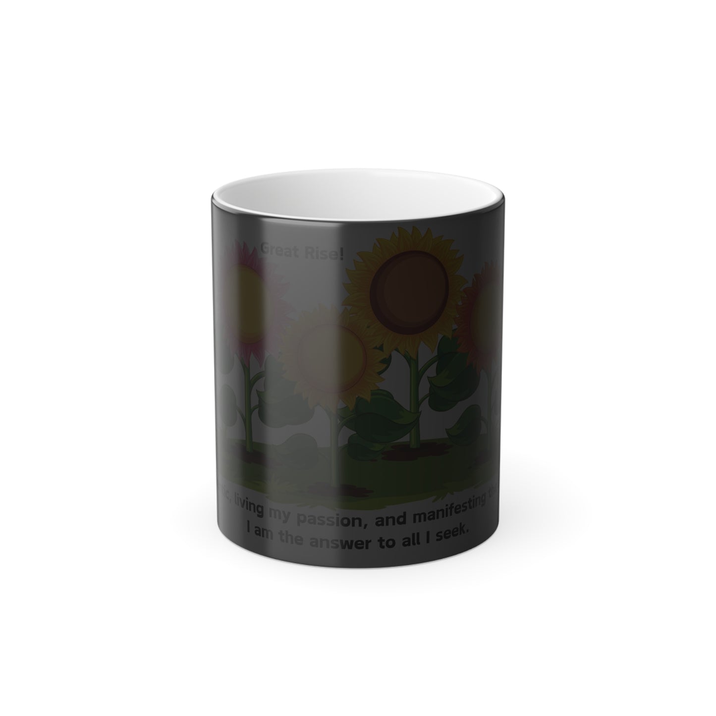 Sunflower Sunrise Color-Changing Affirmation Mug