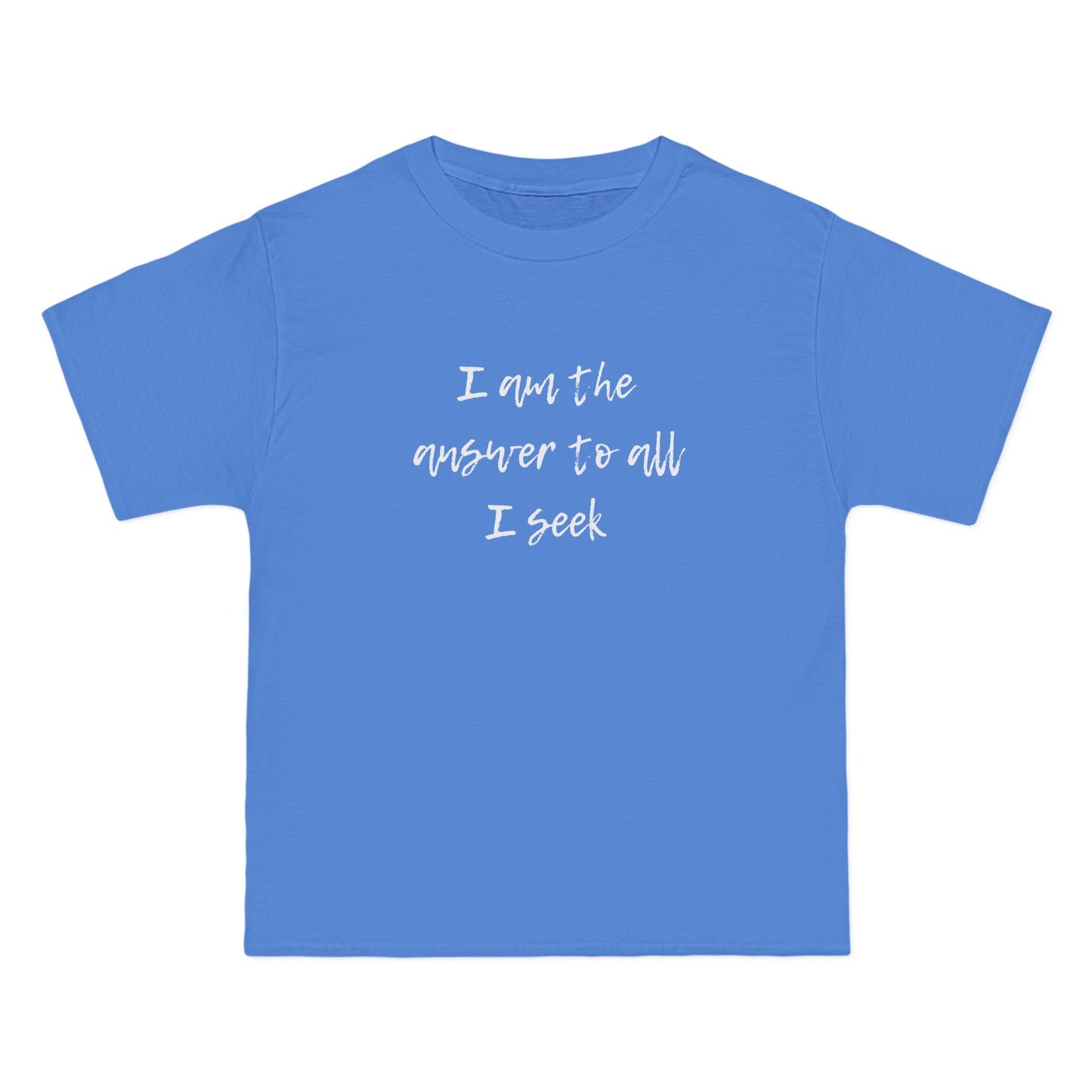 I Am the Answer Unisex T-Shirt – 100% Cotton Beefy-T® Short Sleeve
