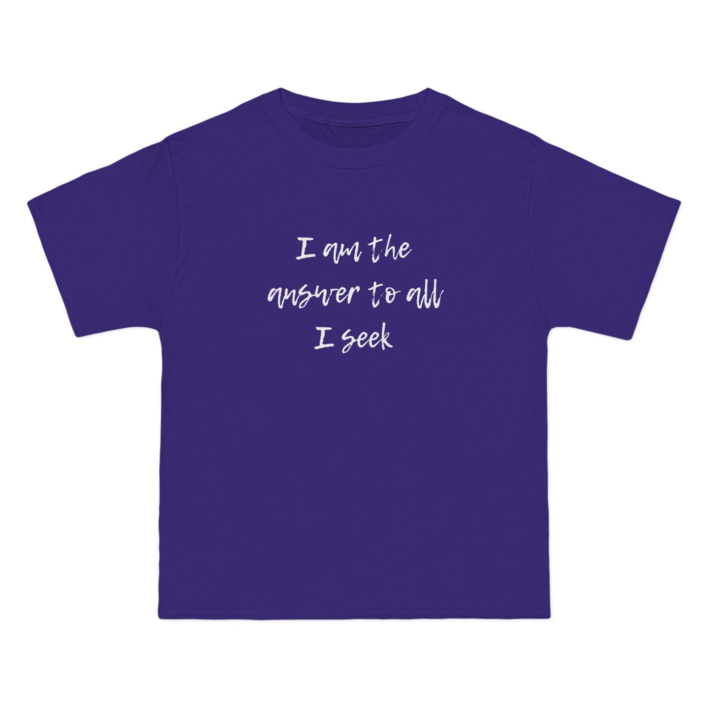 I Am the Answer Unisex T-Shirt – 100% Cotton Beefy-T® Short Sleeve