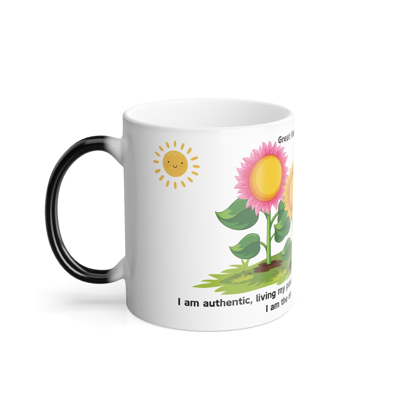 Sunflower Sunrise Color-Changing Affirmation Mug
