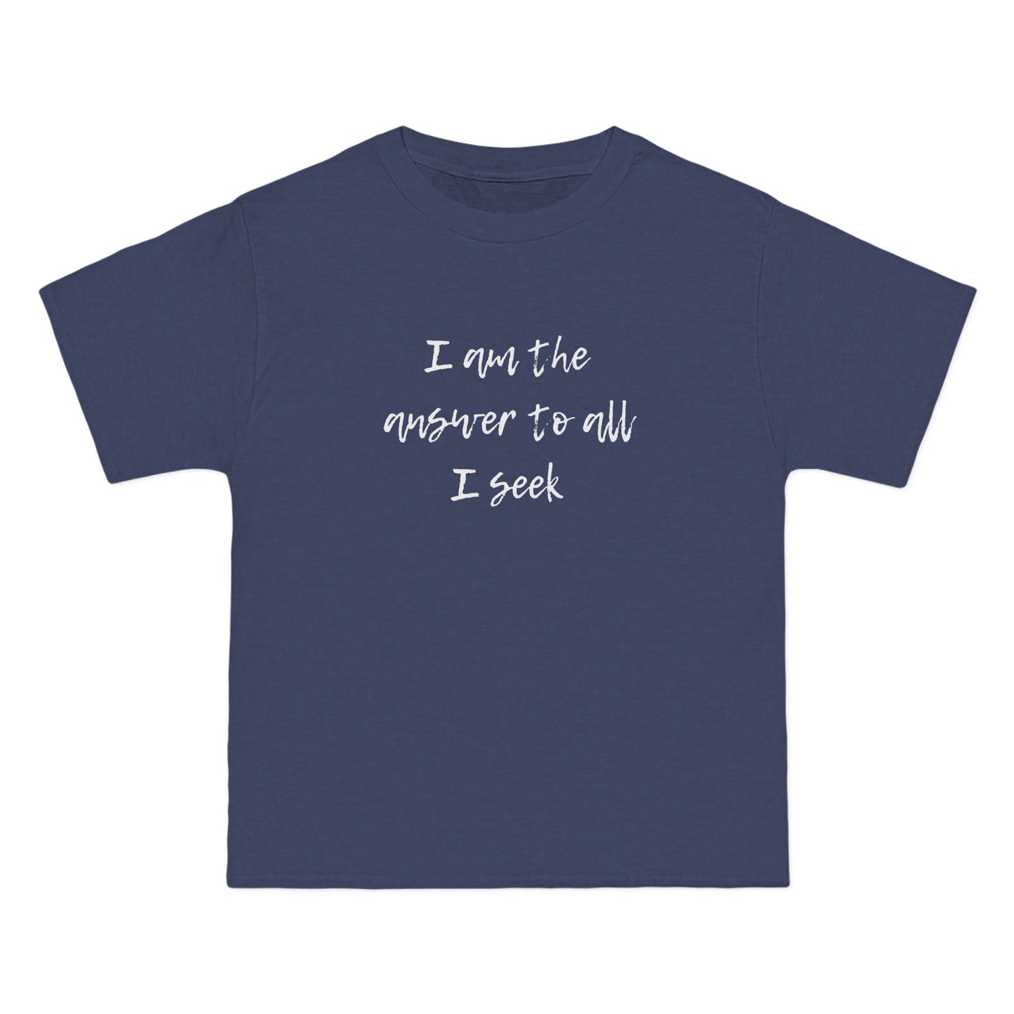 I Am the Answer Unisex T-Shirt – 100% Cotton Beefy-T® Short Sleeve