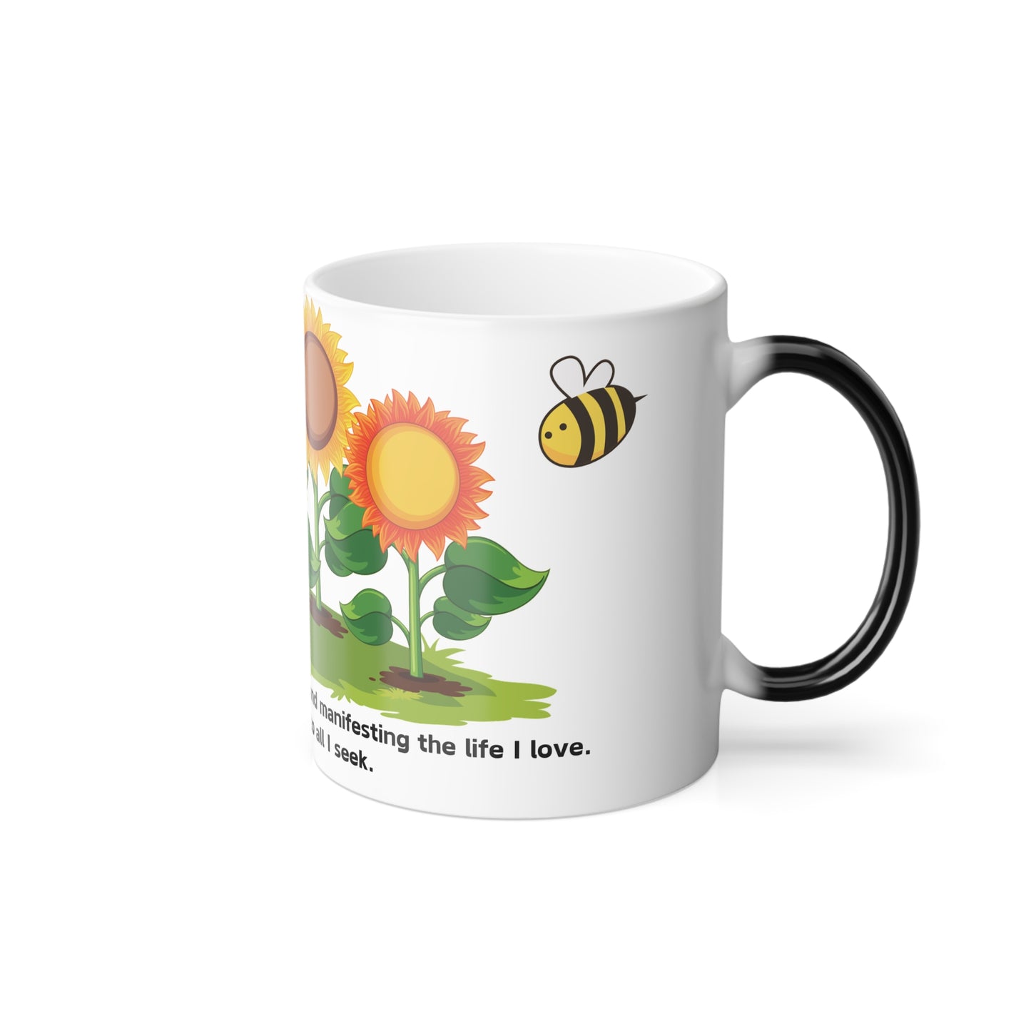Sunflower Sunrise Color-Changing Affirmation Mug