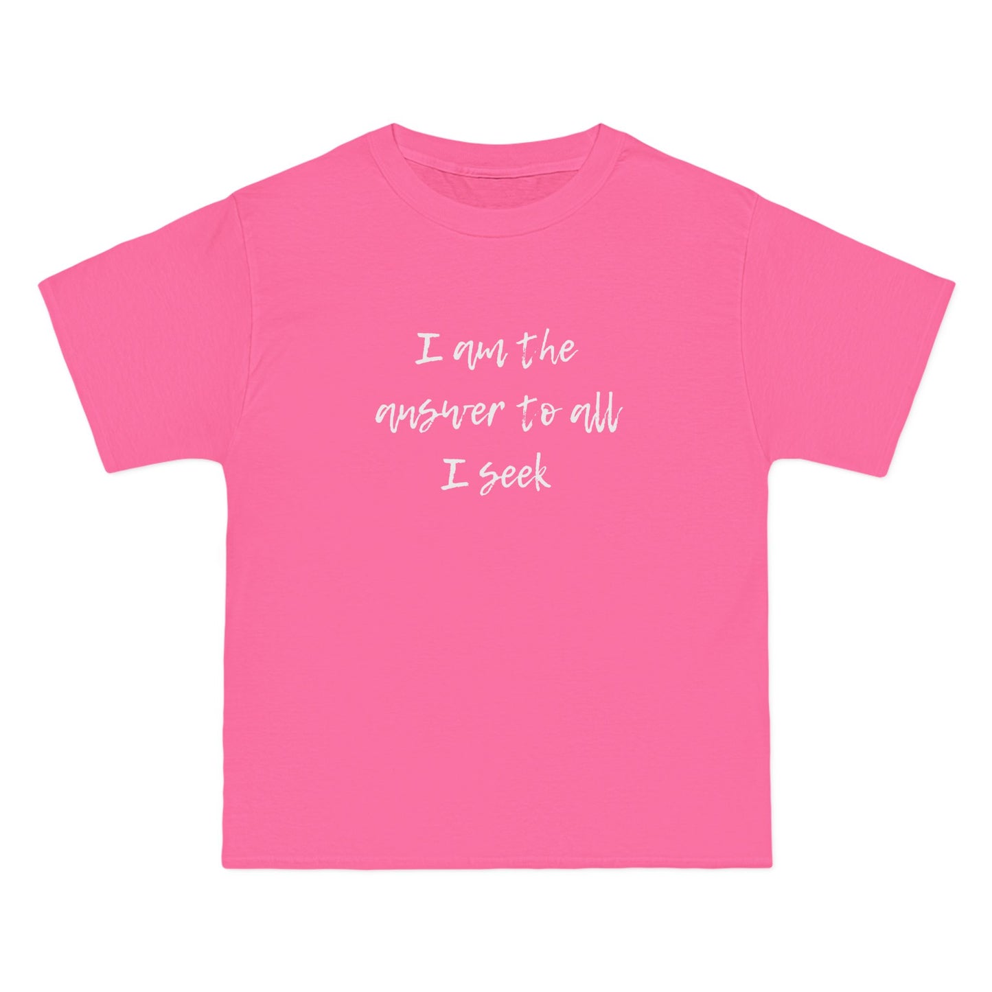 I Am the Answer Unisex T-Shirt – 100% Cotton Beefy-T® Short Sleeve