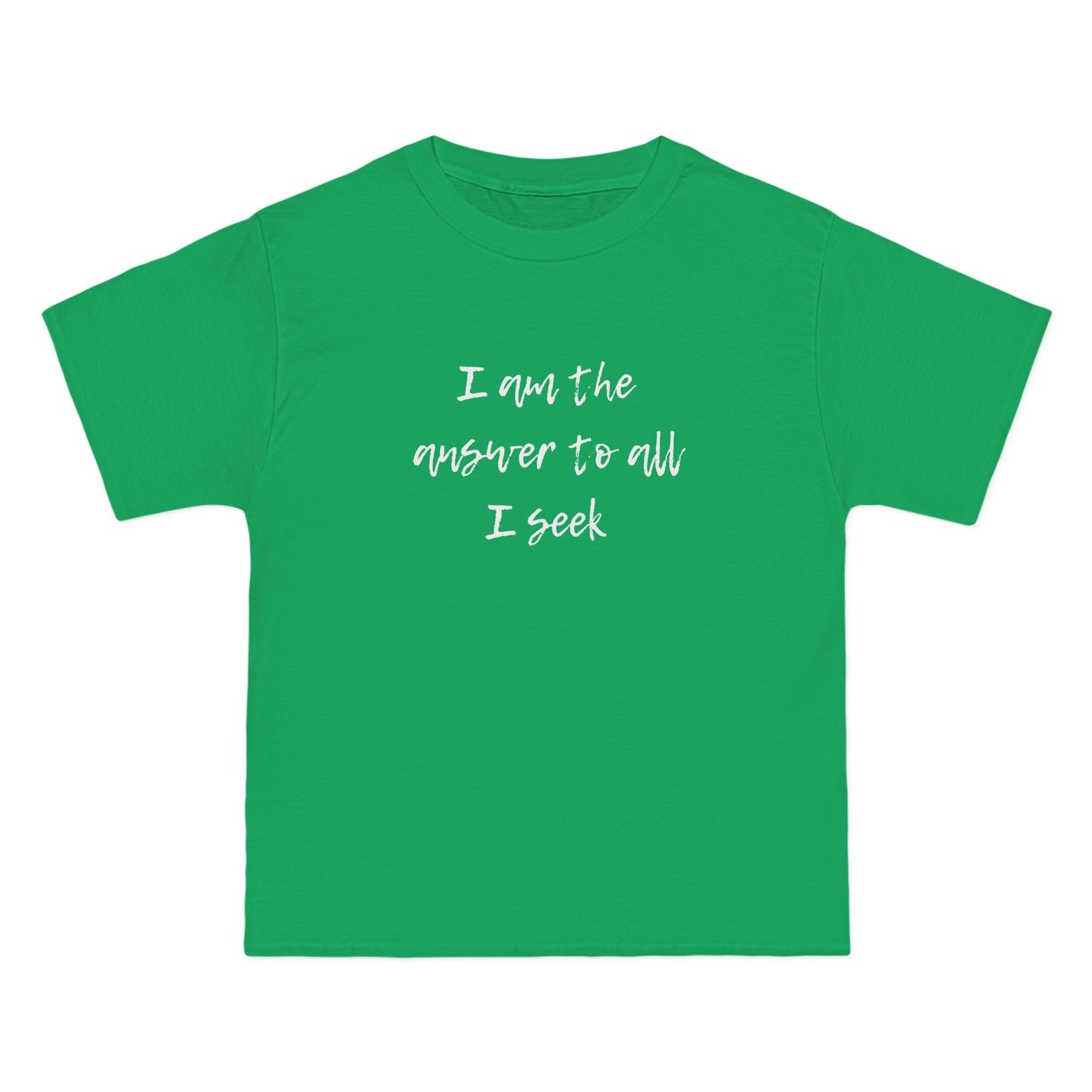 I Am the Answer Unisex T-Shirt – 100% Cotton Beefy-T® Short Sleeve