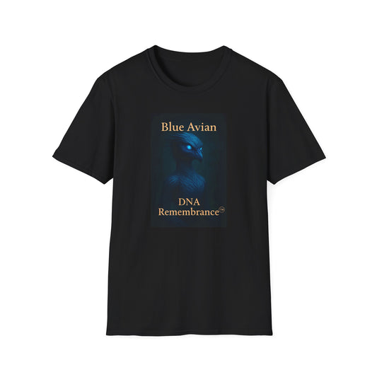 Blue Avian Wide Eye | Unisex T-Shirt - 100% Cotton