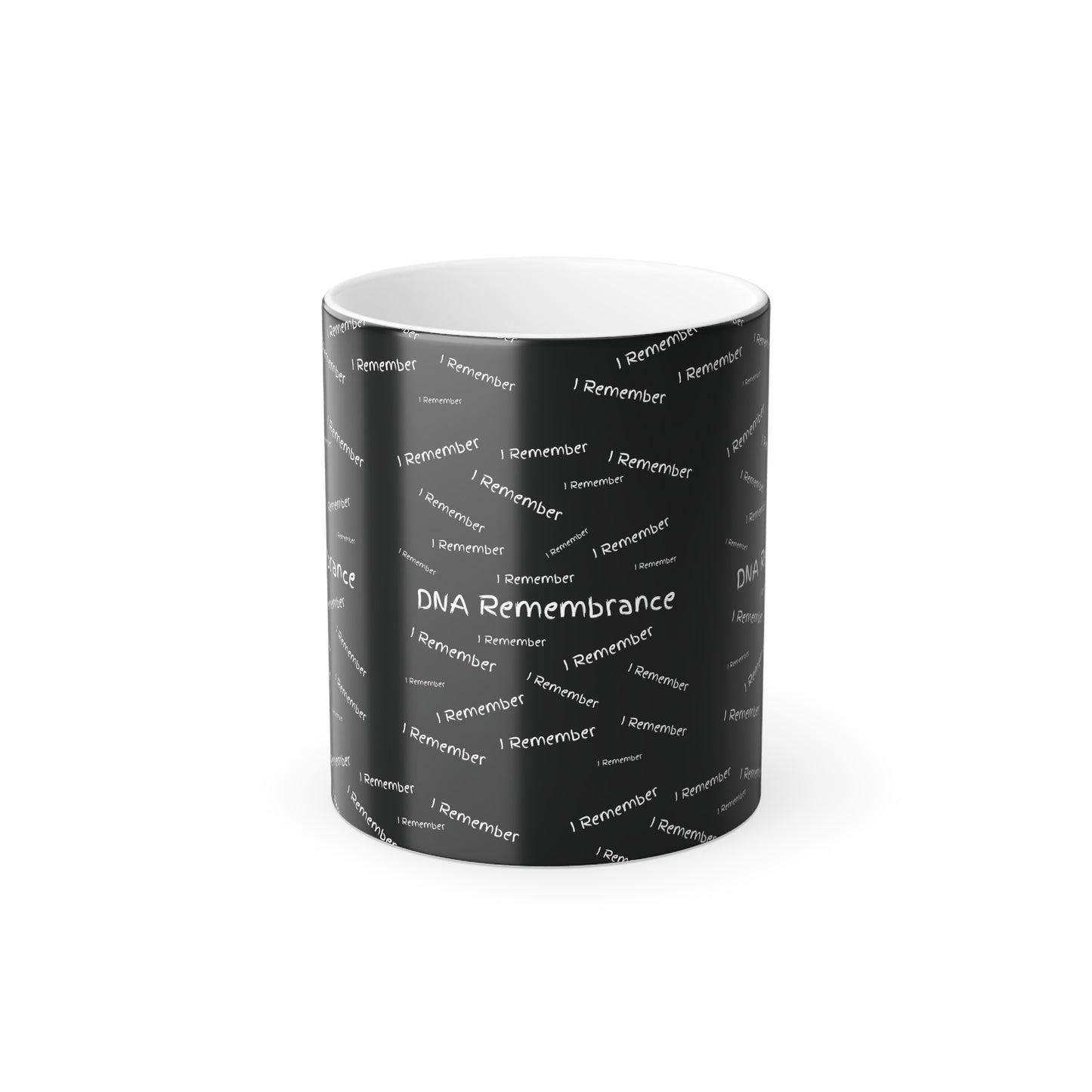 I Remember DNA Activation (White Print) Color-Changing Affirmation Mug