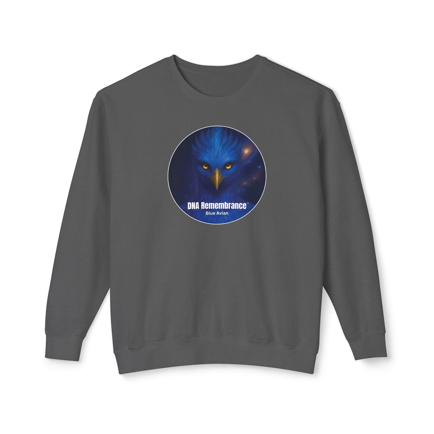 Blue Avian Starseed Sweatshirt – 100% Cotton