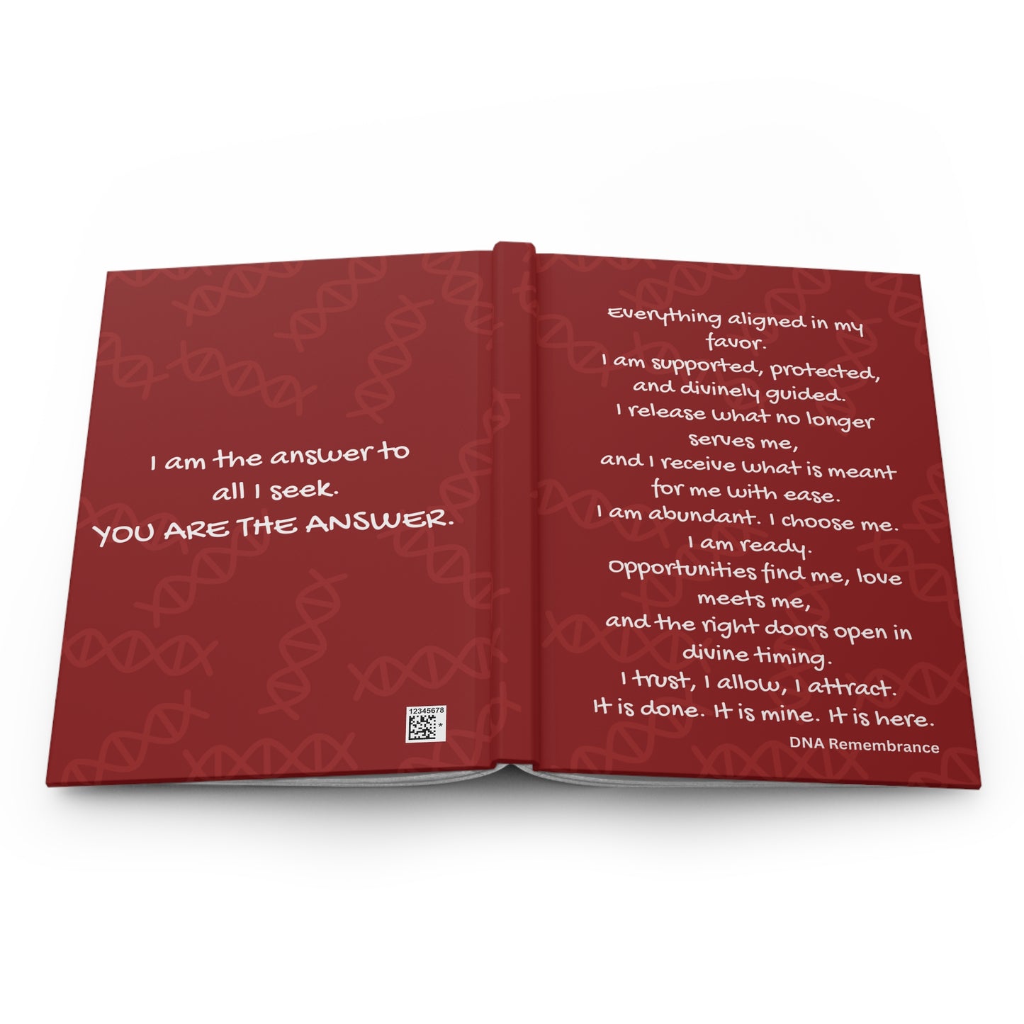 It Is Done: Red Hardcover Manifestation Journal