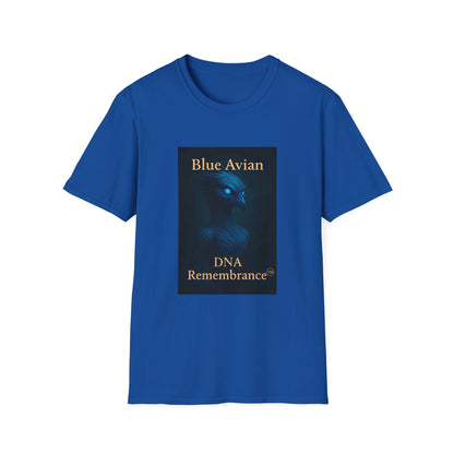 Blue Avian Wide Eye | T-Shirt - 100% Cotton