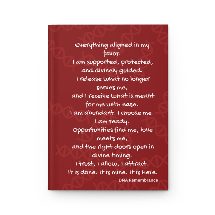 Red card with white text on a white background