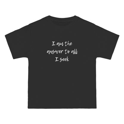 I Am the Answer Baggy Unisex T-Shirt – 100% Cotton