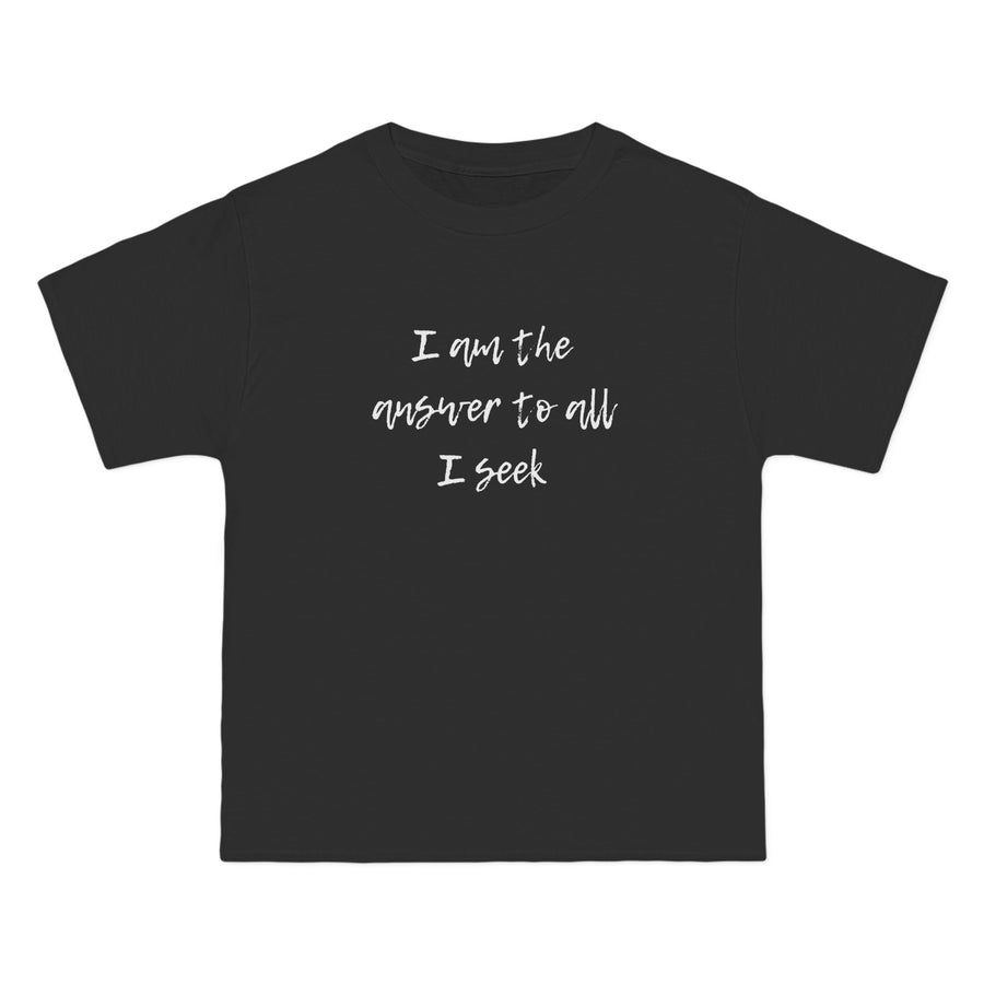 I Am the Answer Baggy Unisex T-Shirt – 100% Cotton
