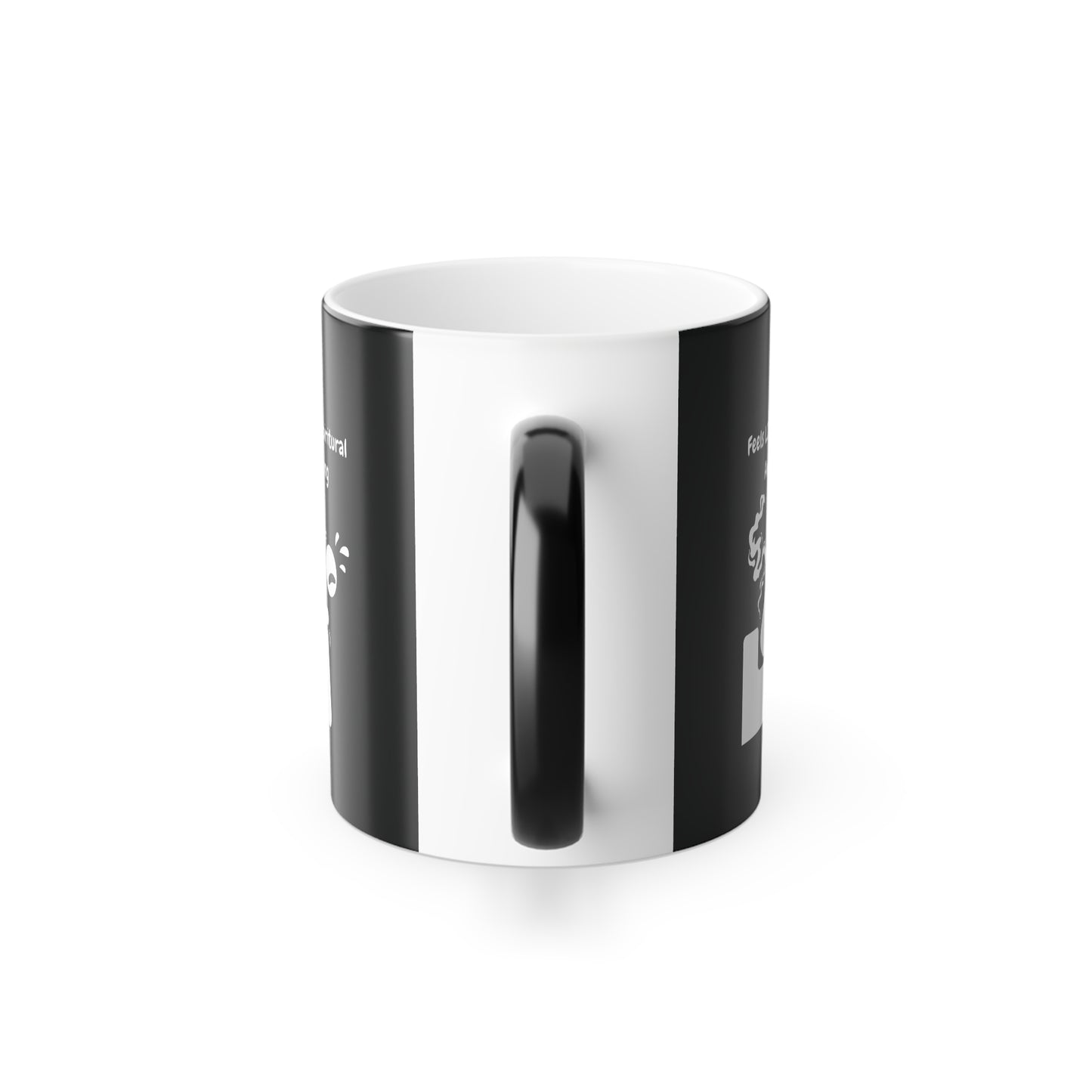 Like a Spiritual Awakening (White Print) Sarcastic and Funny Color-Changing Mug