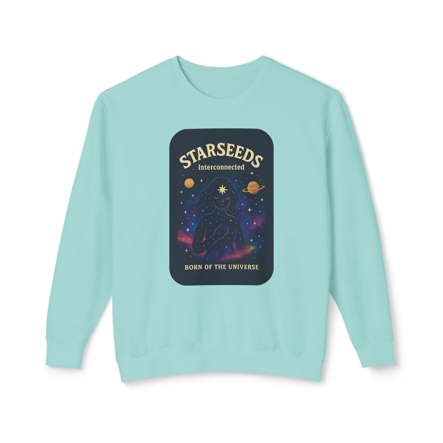 Starseeds Fem Lightweight Unisex Sweatshirt – 100% Cotton