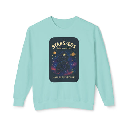 Starseeds Fem Lightweight Unisex Sweatshirt – 100% Cotton
