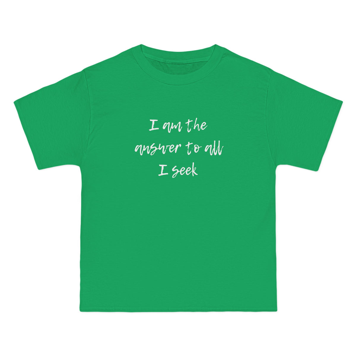 I Am the Answer Baggy Unisex T-Shirt – 100% Cotton
