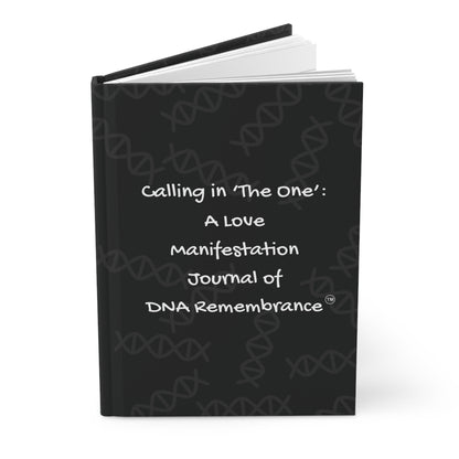 Calling In the One: Black Hardcover Manifestation Journal