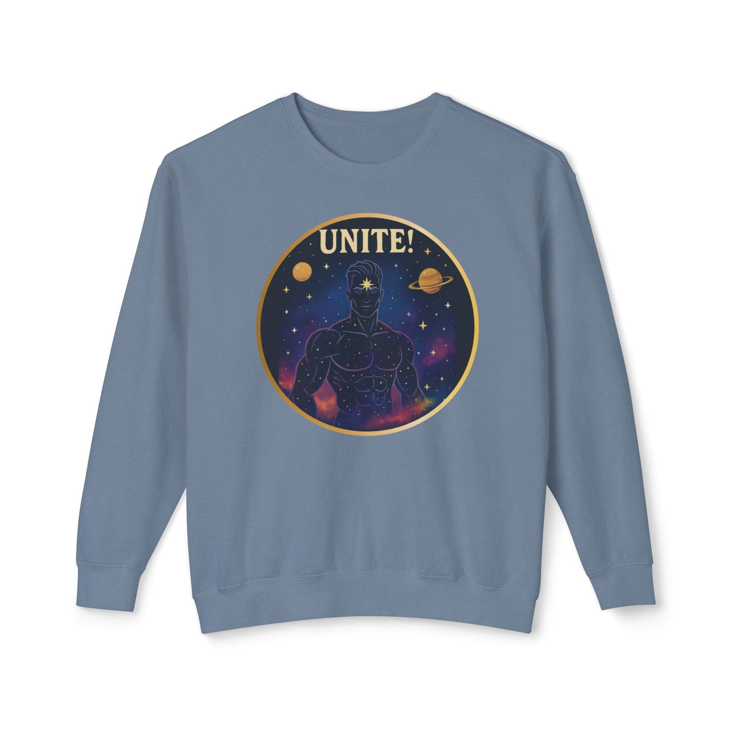 Unite Divine Masc Lightweight Unisex Sweatshirt – 100% Cotton