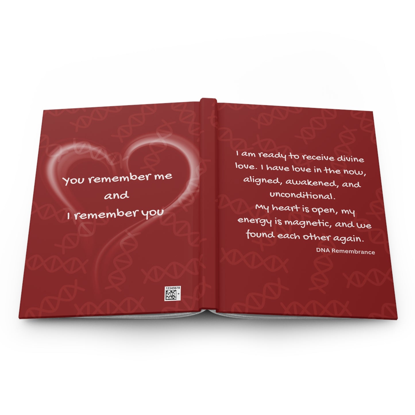 Found Each Other Again: Red Hardcover Manifestation Journal