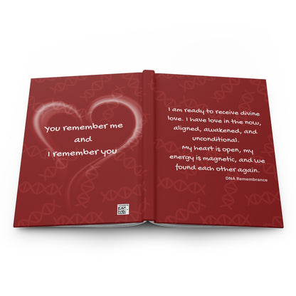 Found Each Other Again: Red Hardcover Manifestation Journal