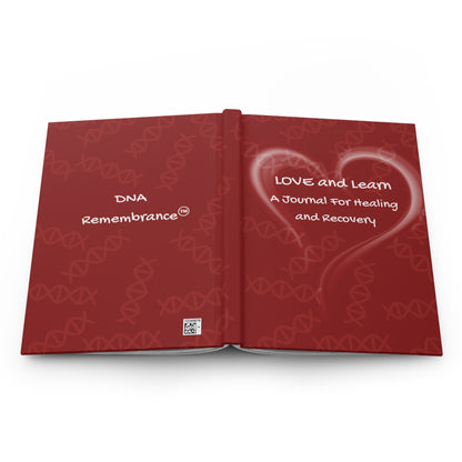 Love and Learn: Red Hardcover Journal