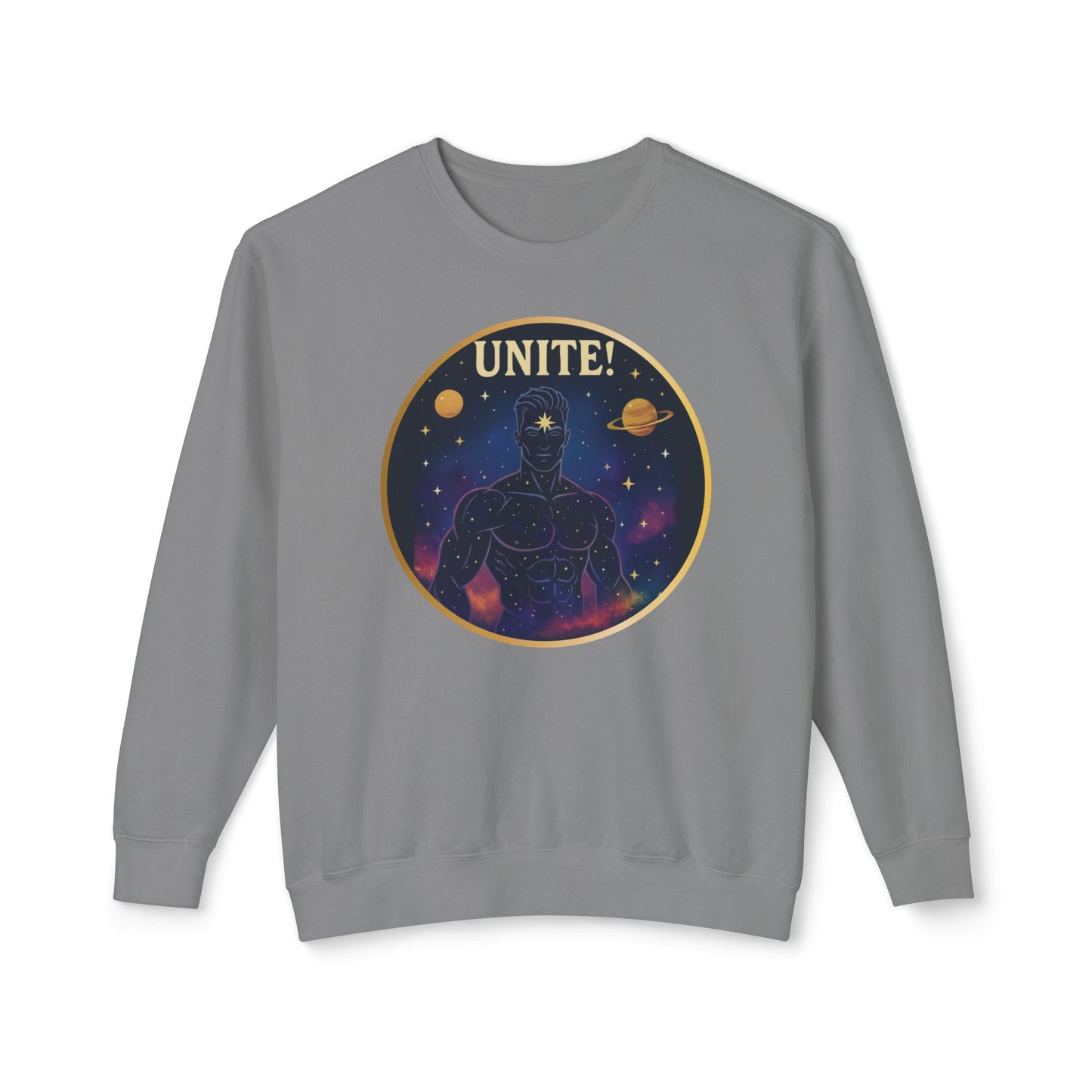 Unite Divine Masc Lightweight Unisex Sweatshirt – 100% Cotton