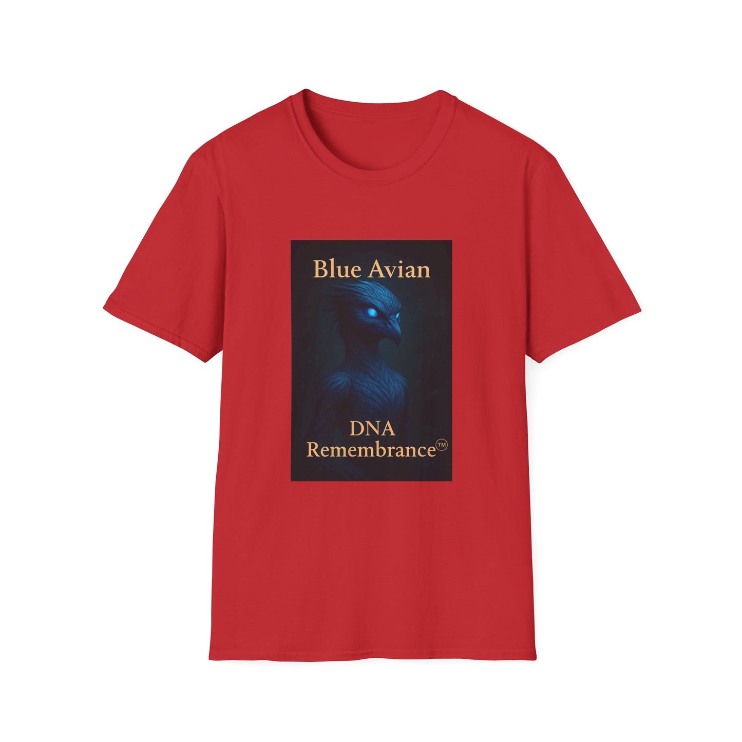 Blue Avian Wide Eye | T-Shirt - 100% Cotton