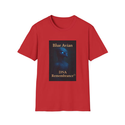 Blue Avian Wide Eye | T-Shirt - 100% Cotton