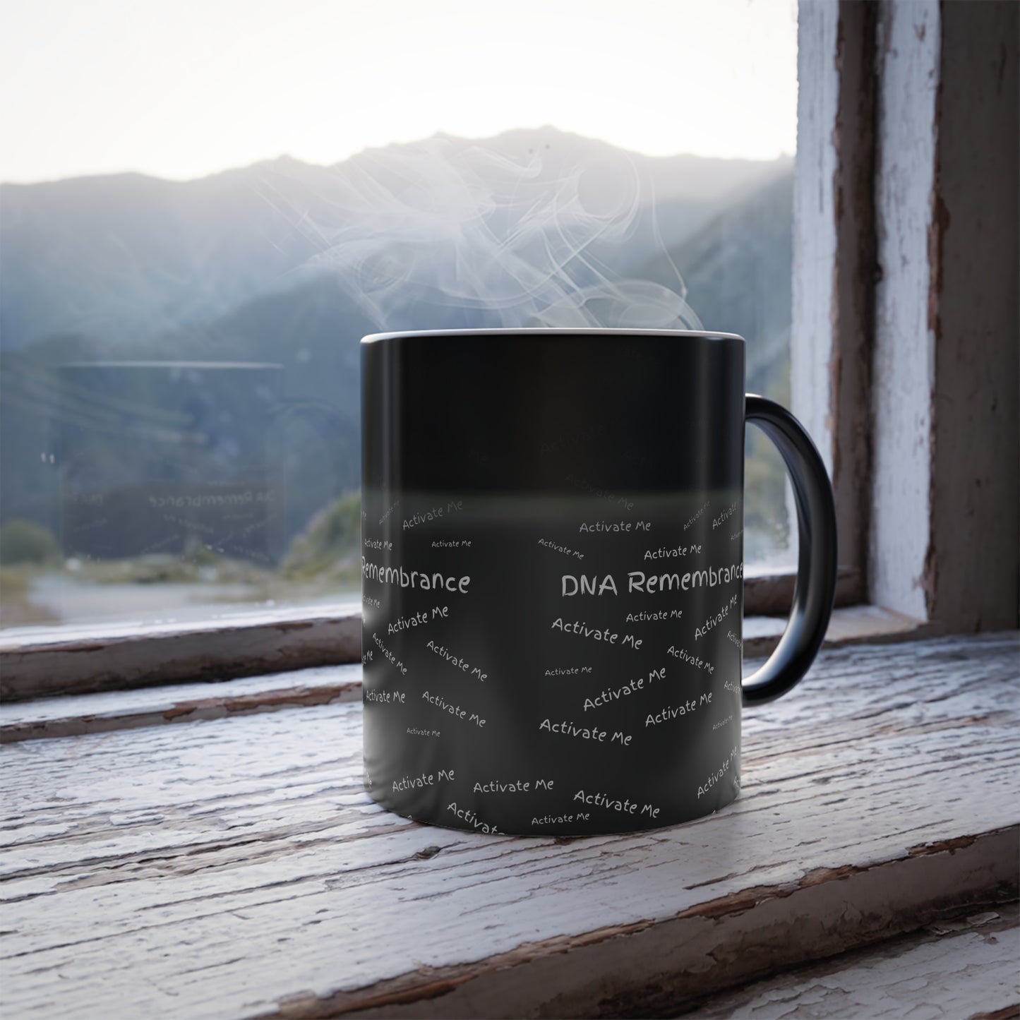 Activate Me DNA Remembrance (White Print) Color-Changing Affirmation Mug