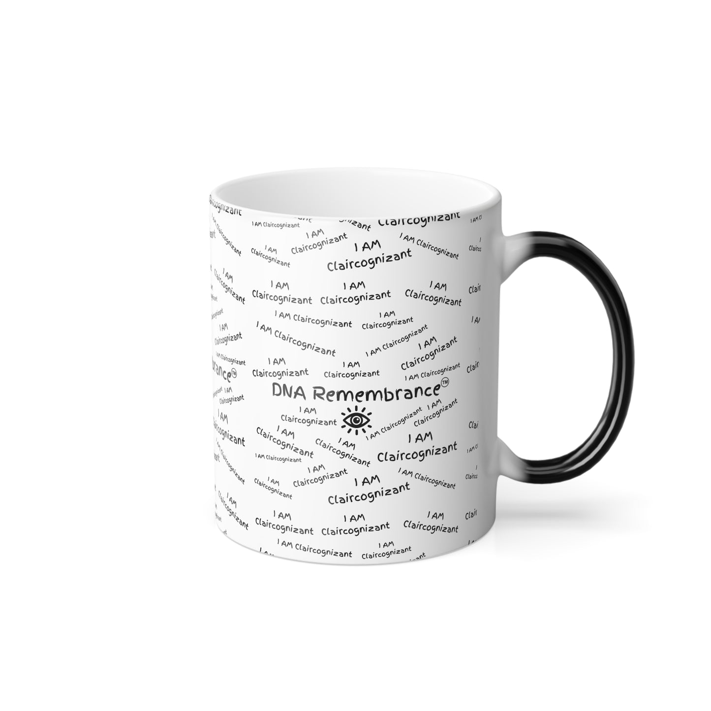 I AM Claircognizant (Black Print) Color-Changing Affirmation Mug