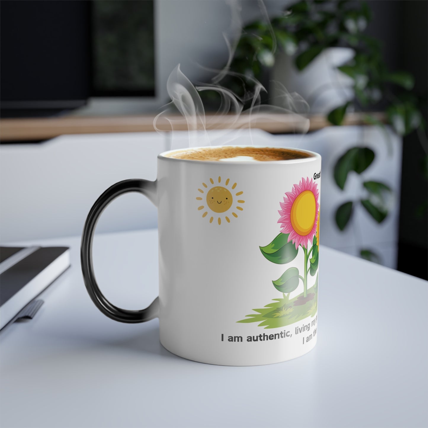 Sunflower Sunrise Color-Changing Affirmation Mug