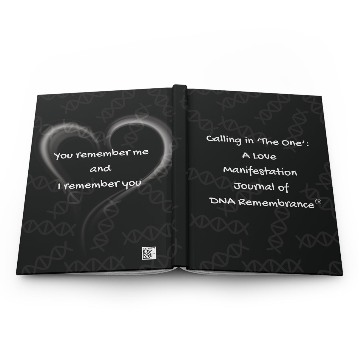Calling In the One: Black Hardcover Manifestation Journal