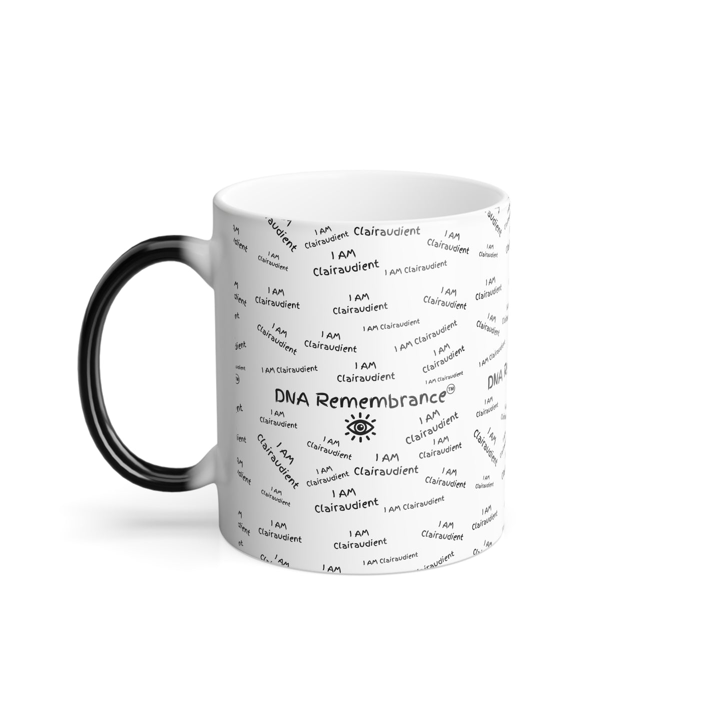 I AM Clairaudient (Black Print) Color-Changing Affirmation Mug