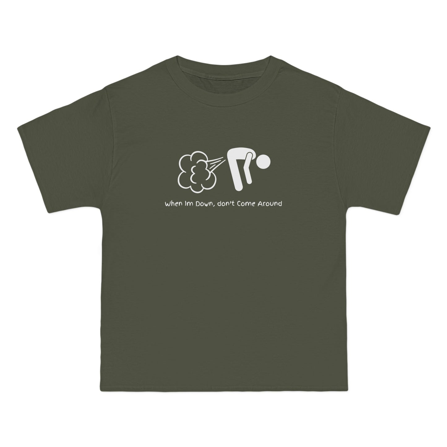 When Down Baggy Unisex T-Shirt – 100% Cotton