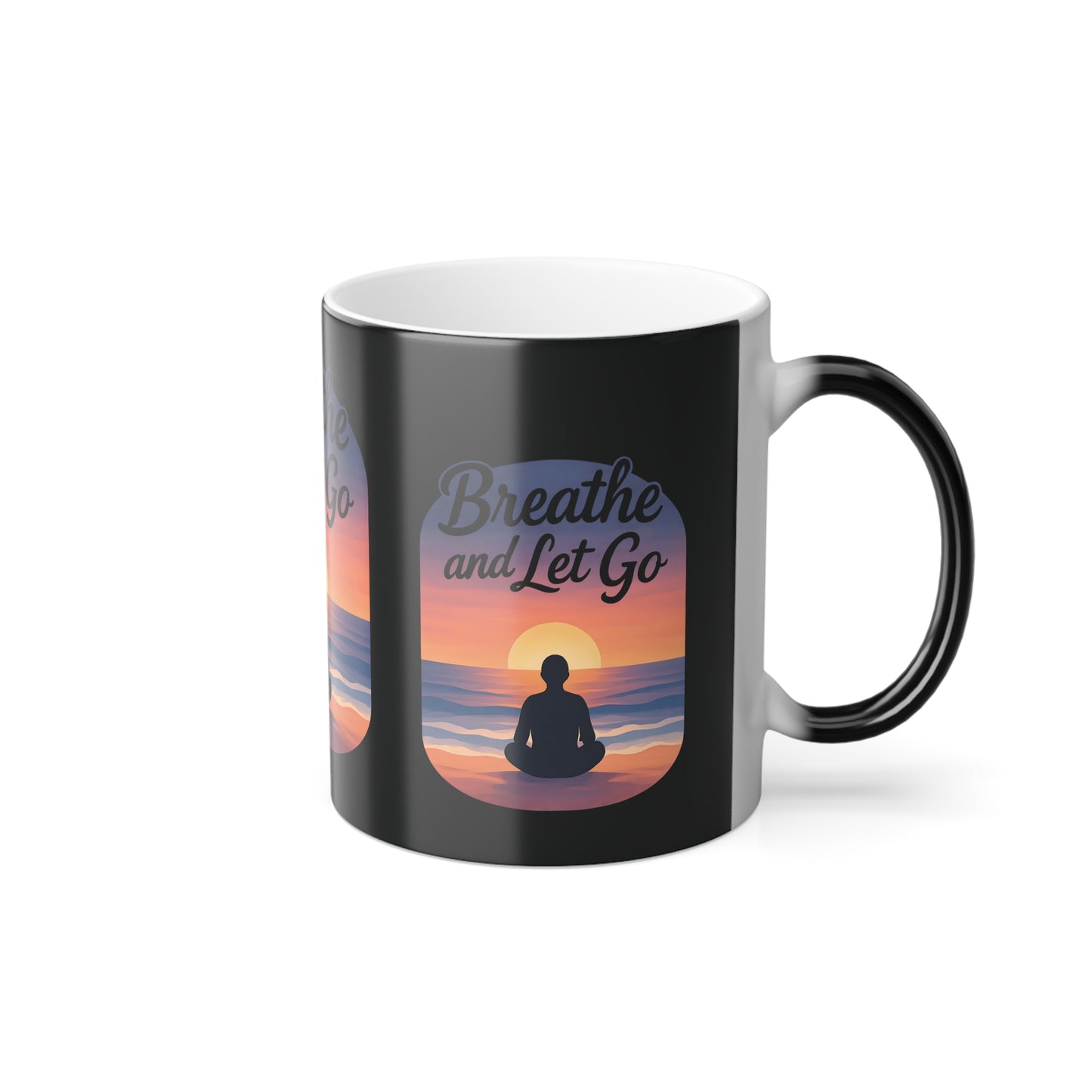 Breathe and Let Go Color-Changing Affirmation Mug