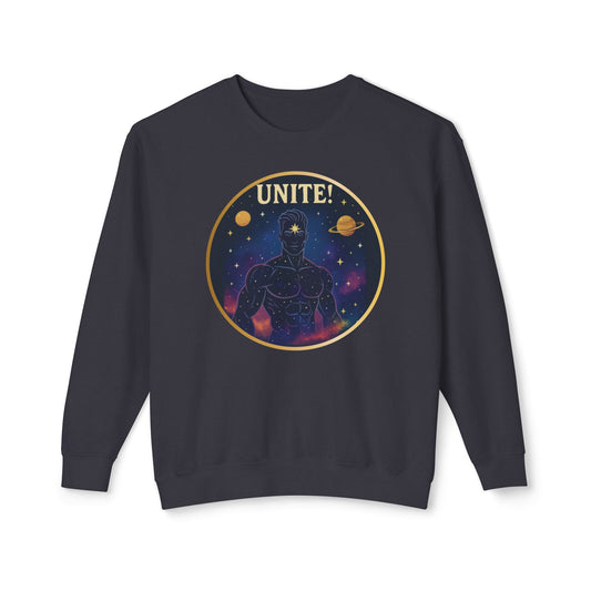 Unite Divine Masc Lightweight Unisex Sweatshirt – 100% Cotton