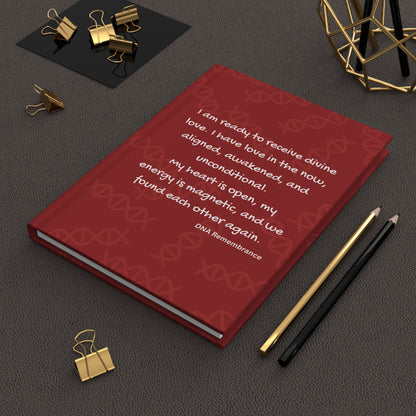 Found Each Other Again: Red Hardcover Manifestation Journal