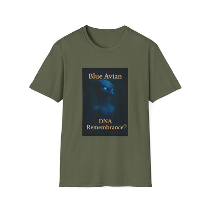 Blue Avian Wide Eye | T-Shirt - 100% Cotton
