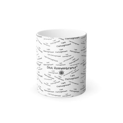 I AM Claircognizant (Black Print) Color-Changing Affirmation Mug