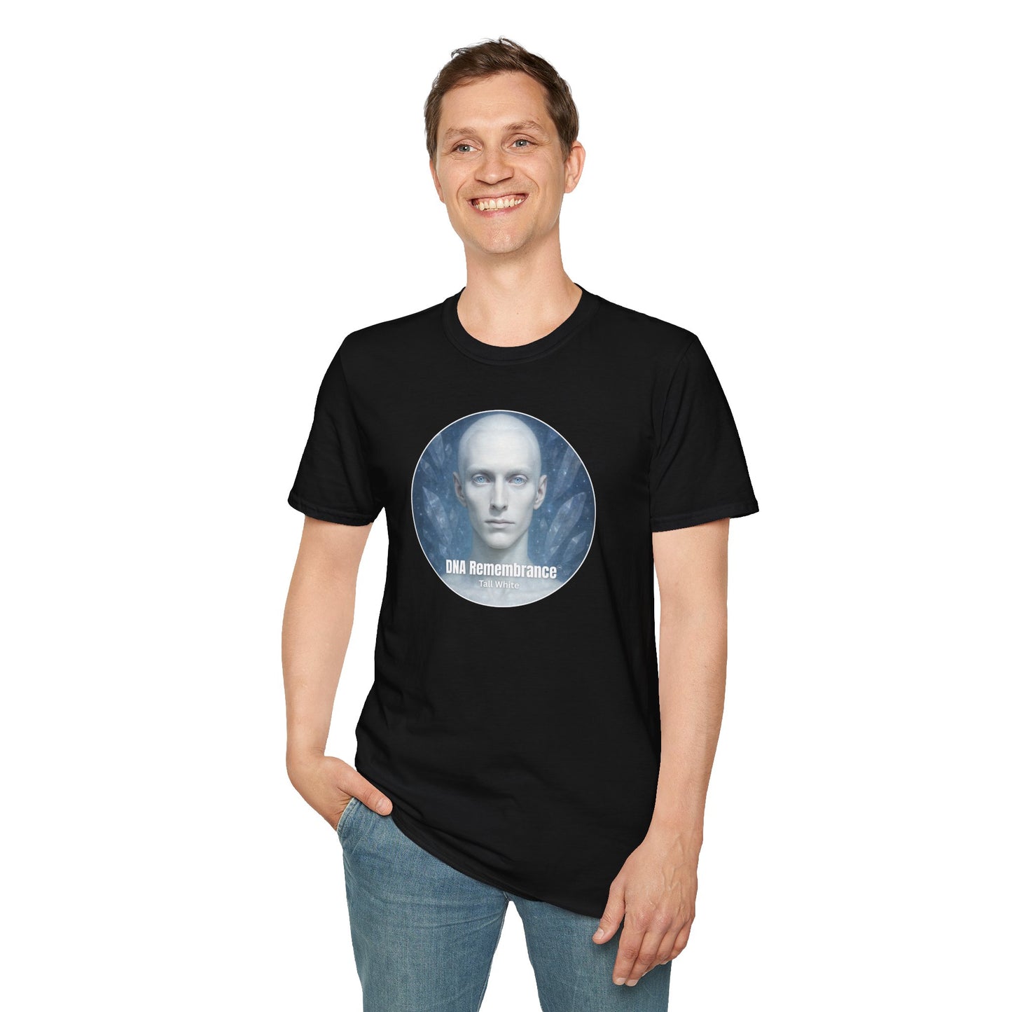 Tall White ET Unisex T-Shirt - 100% Cotton