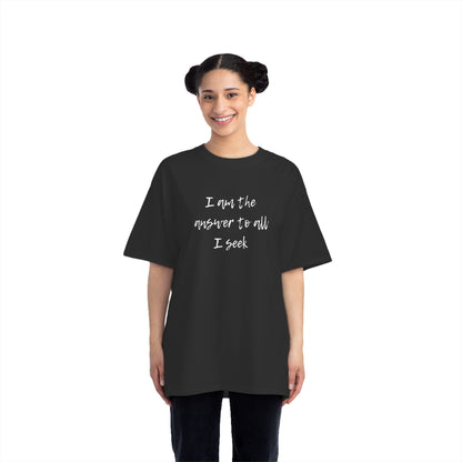 I Am the Answer Baggy Unisex T-Shirt – 100% Cotton