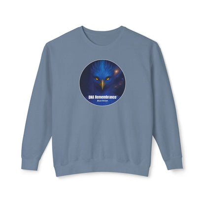 Blue Avian Starseed Sweatshirt – 100% Cotton