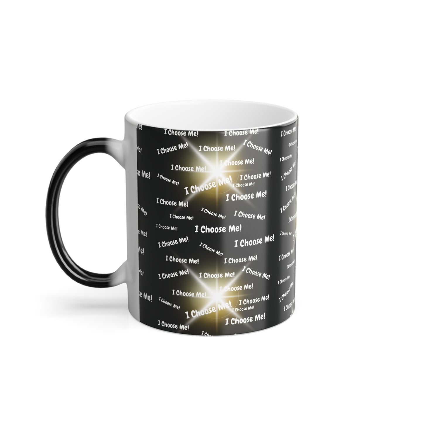 I Choose Me (White Print) Color-Changing Affirmation Mug