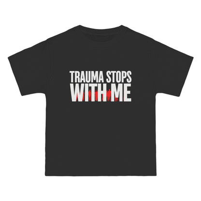Trauma Stops with Me Baggy Unisex T-Shirt – 100% Cotton