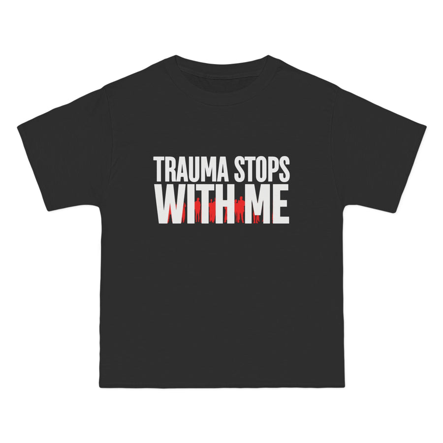 Trauma Stops with Me Baggy Unisex T-Shirt – 100% Cotton