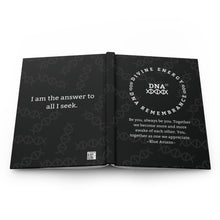 Black Hardcover Journal with Spiritual Message