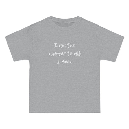 I Am the Answer Unisex T-Shirt – 100% Cotton Beefy-T® Short Sleeve