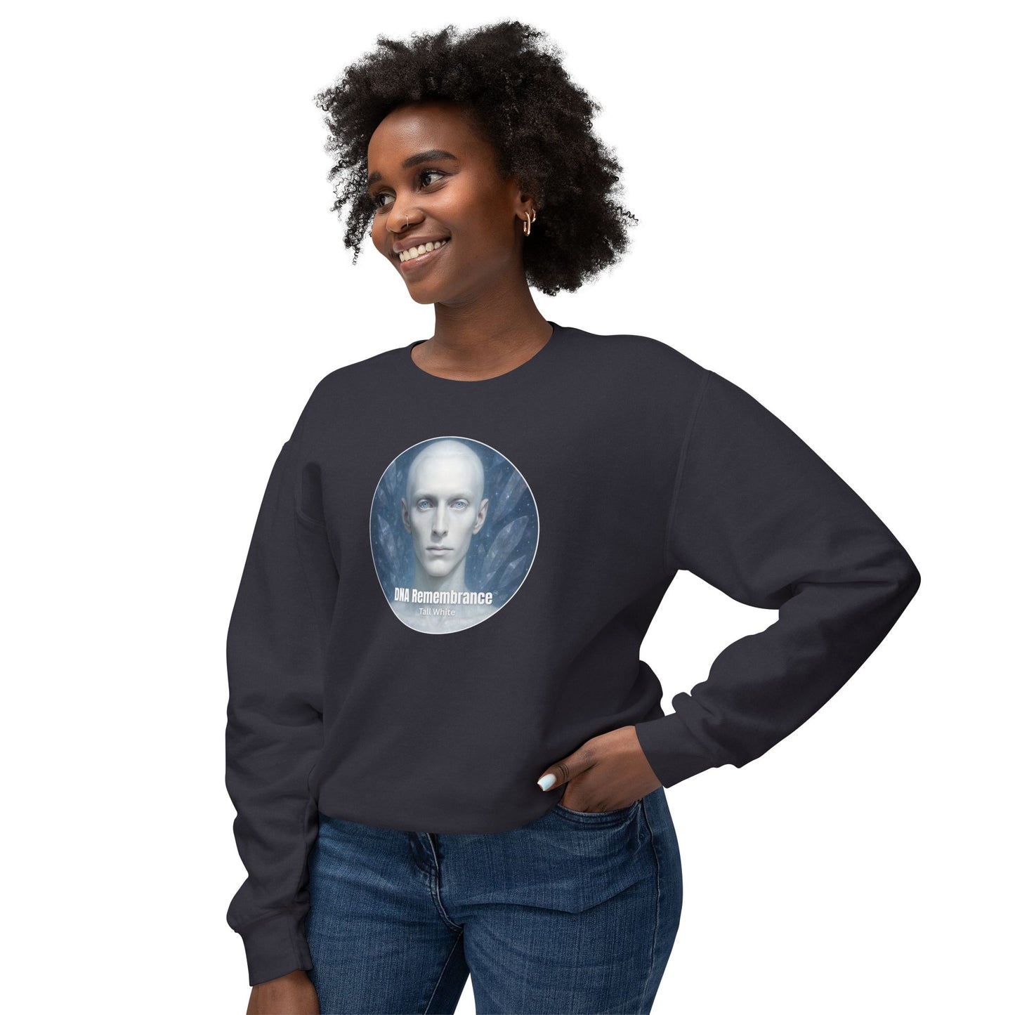 Tall White ET Unisex Sweatshirt – 100% Cotton